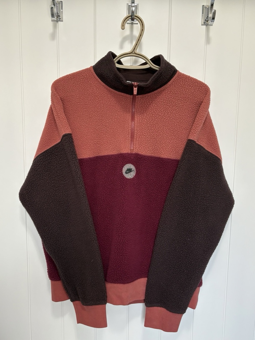 Nike Color Block Fleece Jacket Size Small